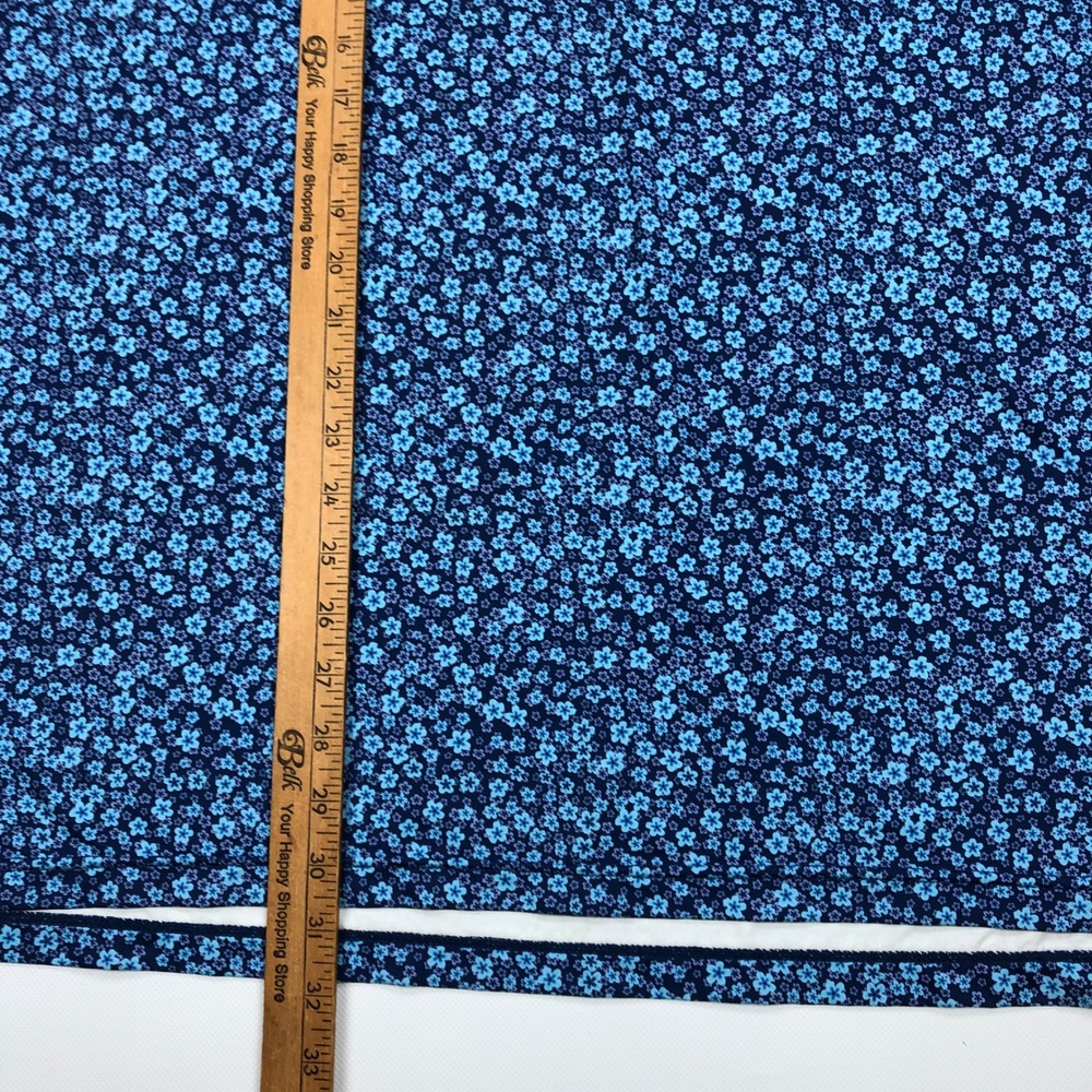 US Open LACC 123rd Golf Polo Shirt Mens XL Blue Floral Performance Short Sleeve - Picture 5 of 9
